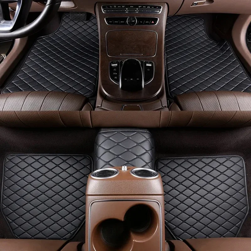 Car Floor Mat Rubber - 자동차 바닥 매트 5개 세트 PU