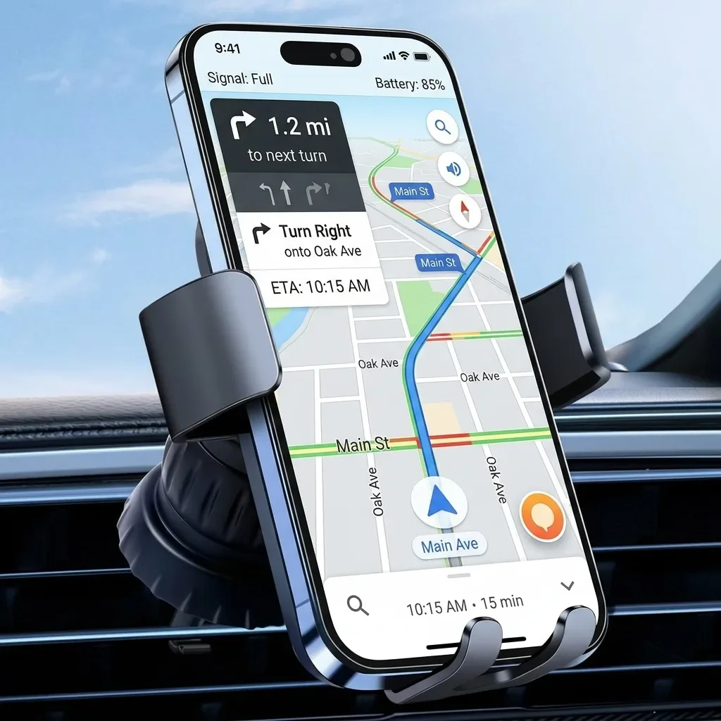 Car Accessories For Interior - 유니버설 차량용 에어벤트 폰 홀더 360