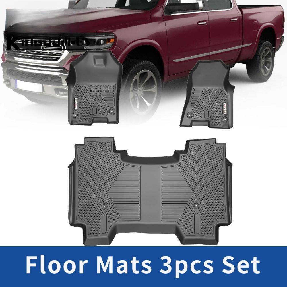 Car Floor Mat Rubber - 2019-2024년형 닷지 램 1500 크루 캡