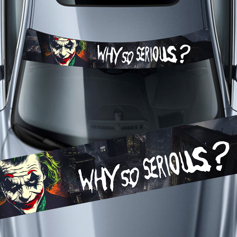 Car Accessories Joker - 왜 그렇게 심각한 자동차 스티커 재미