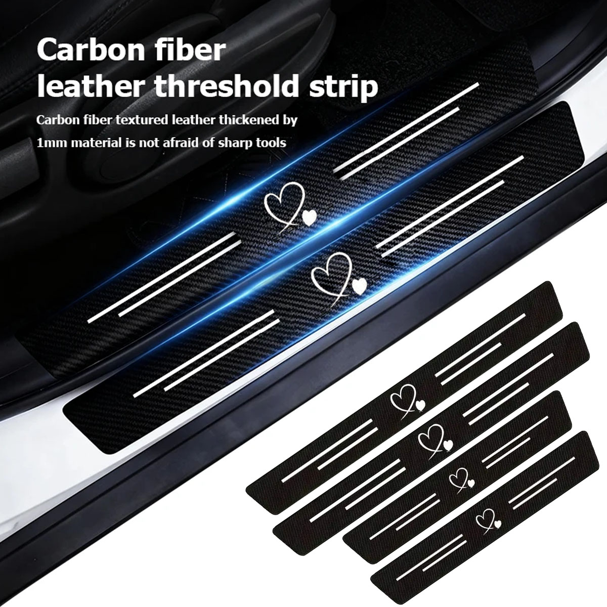 Car Door Edge Guard - 스크래치 방지 및 충돌 방지 고무