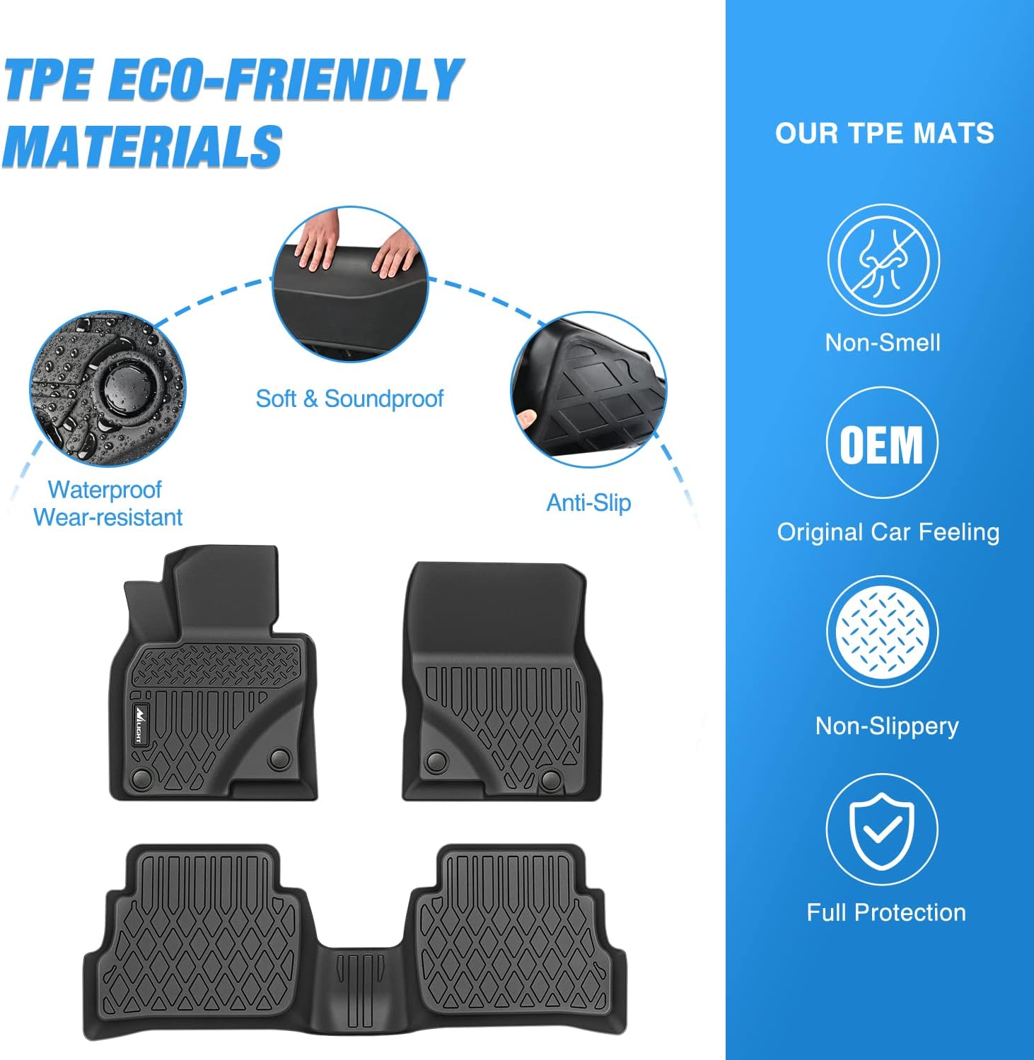 닐라이트 맞춤형 TPE 플로어 매트 모든 날씨 방수 헤 - Car Floor Mat Rubber 리뷰 및 가격