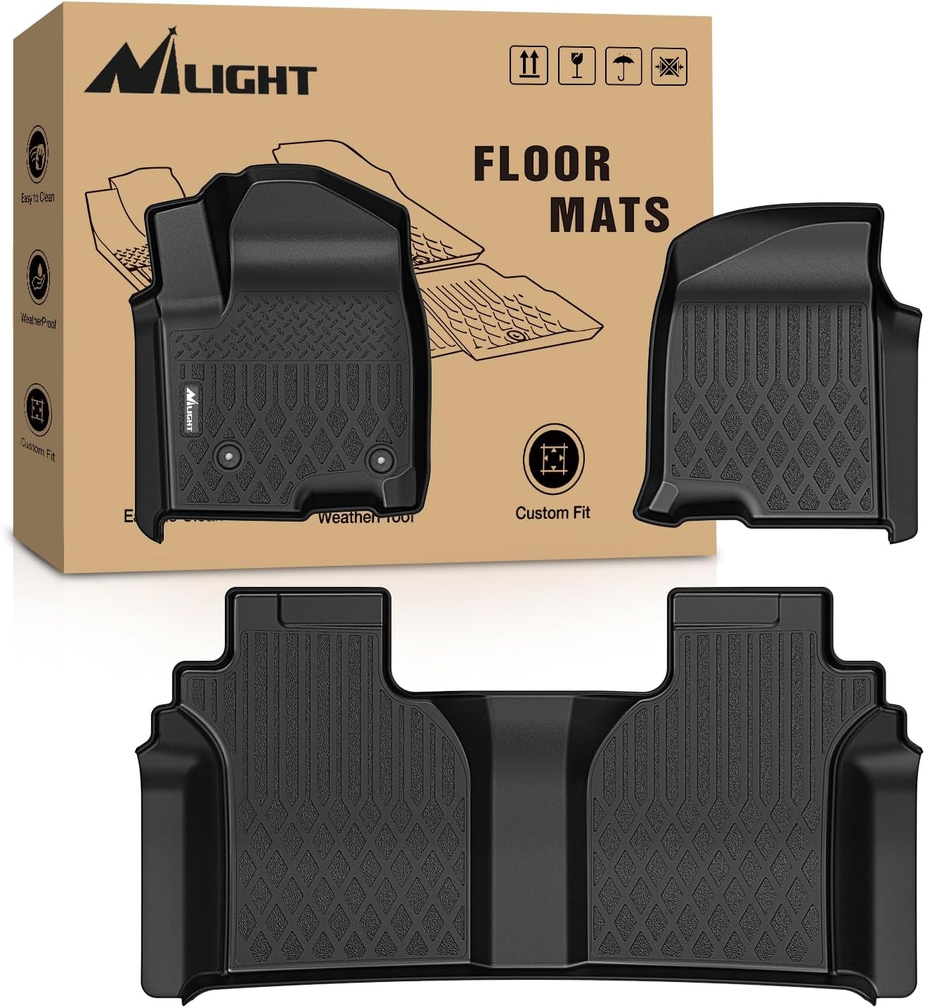 쉐보레 실버라도 GMC 시에라 1500 (2019-20 - Car Floor Mat Rubber 리뷰 및 가격