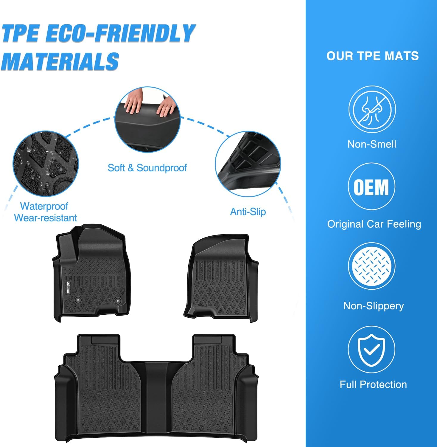 쉐보레 실버라도 GMC 시에라 1500 (2019-20 - Car Floor Mat Rubber 리뷰 및 가격