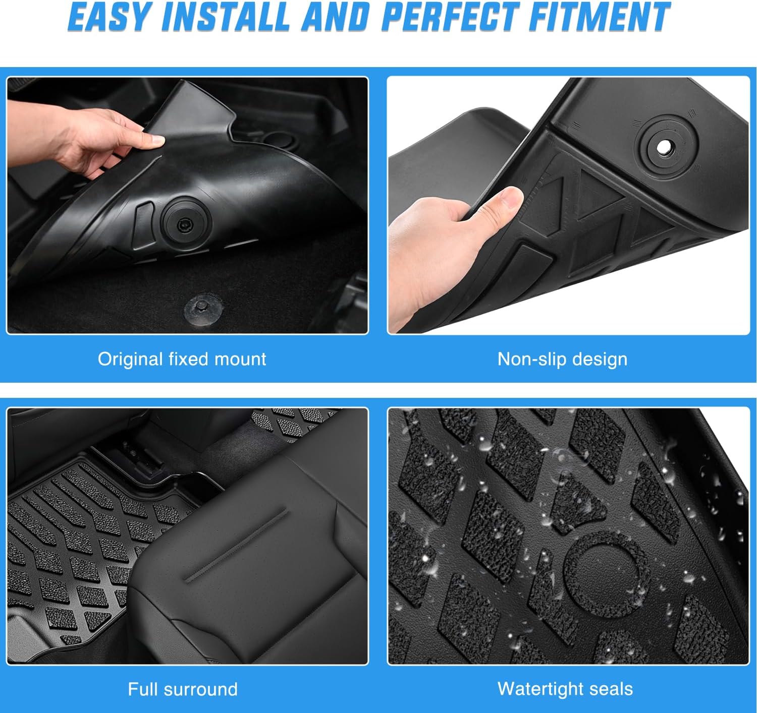 쉐보레 실버라도 GMC 시에라 1500 (2019-20 - Car Floor Mat Rubber 리뷰 및 가격