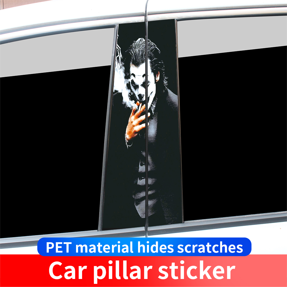 자동차 조커 스티커, 재미있는 DIY 자동차 B 필러, - Car Accessories Joker 리뷰 및 가격