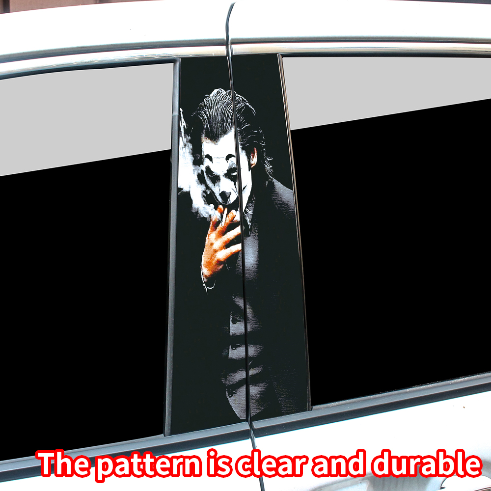 자동차 조커 스티커, 재미있는 DIY 자동차 B 필러, - Car Accessories Joker 리뷰 및 가격