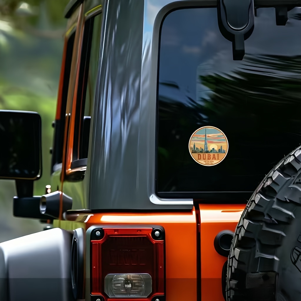 1개 두바이 UAE 기념품 비닐 자동차 스티커 - 자가 - Car Accessories Uae 리뷰 및 가격