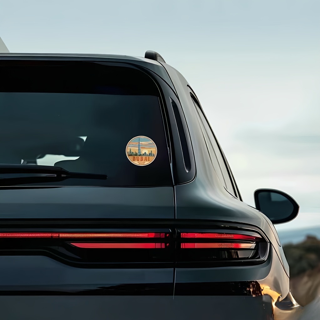 1개 두바이 UAE 기념품 비닐 자동차 스티커 - 자가 - Car Accessories Uae 리뷰 및 가격