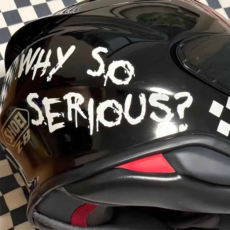 Why So Serious 조커 오토바이 스티커 방수  - Car Accessories Joker 리뷰 및 가격