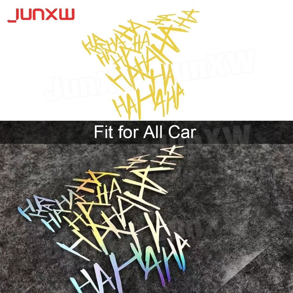 HaHaHa 조커 자동차 스티커 재미 있은 헬멧 데칼  - Car Accessories Joker 리뷰 및 가격