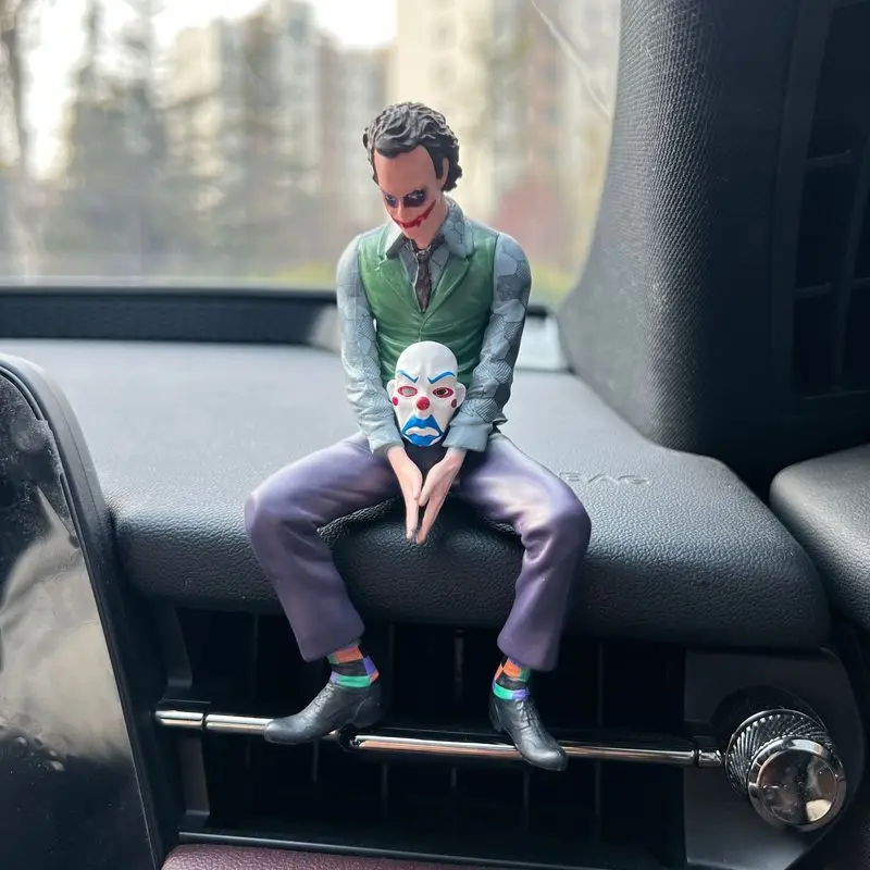 10cm 루프 장식 조커 히스 레저 앉아있는 자세 피규 - Car Accessories Joker 리뷰 및 가격