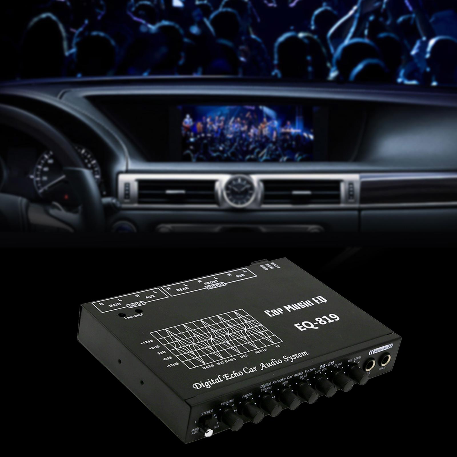 자동차 오디오 이퀄라이저 블랙 사운드 컨트롤 액세서리  - Car Accessories Sound System 리뷰 및 가격