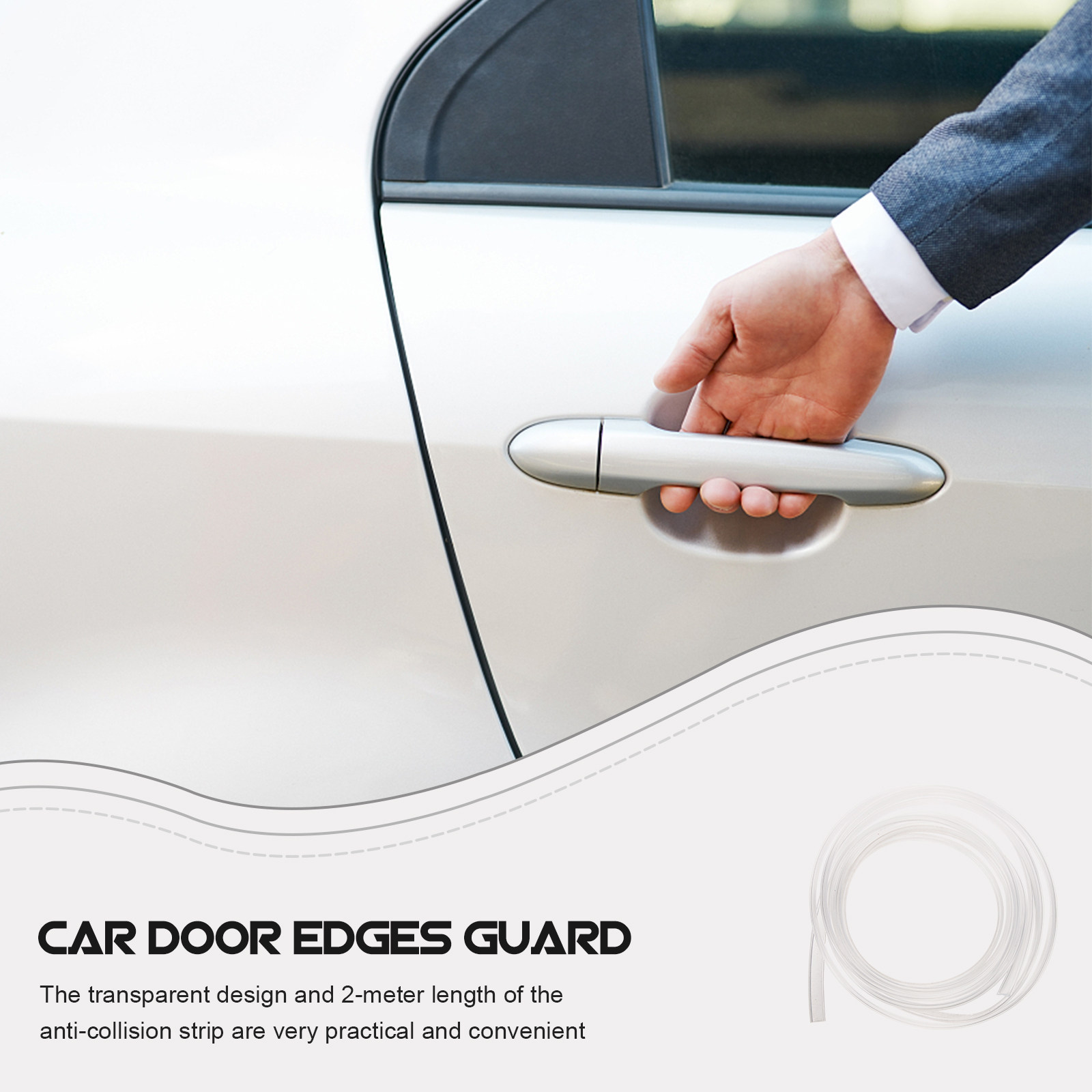 1 롤 보이지 않는 도어 엣지 가드 투명 고무 자동차  - Car Door Edge Guard 리뷰 및 가격