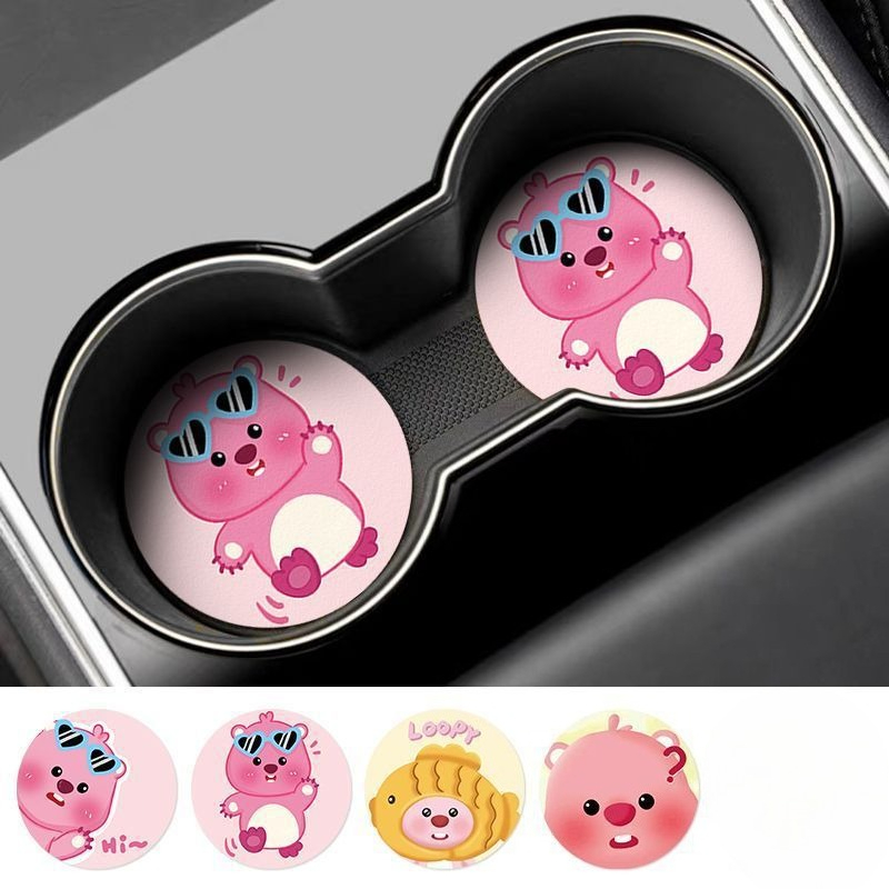 루피 크리에이티브 만화 자동차 코스터 (남아, 여아용) - Car Accessories For Interior 리뷰 및 가격