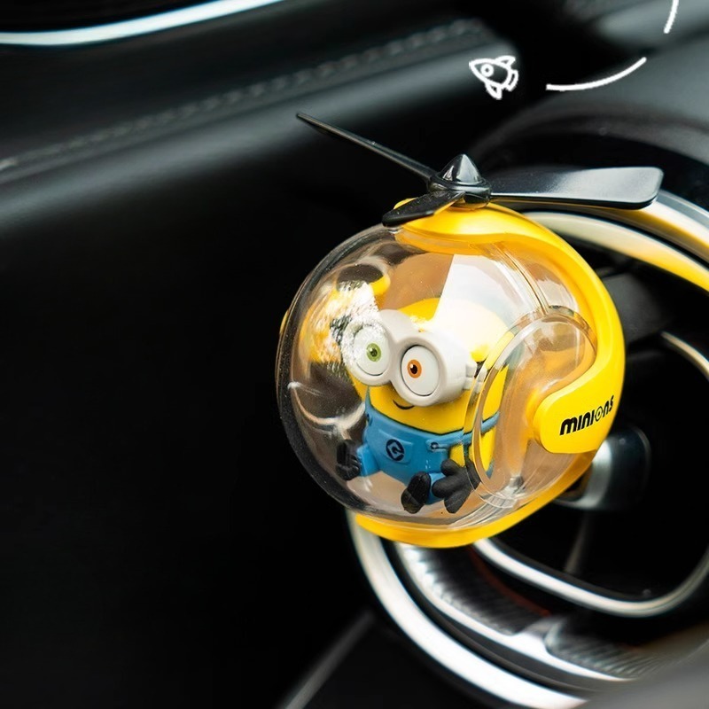 미니언즈 자동차 방향제, 귀여운 만화 캐릭터 자동차 통 - Car Accessories For Interior 리뷰 및 가격