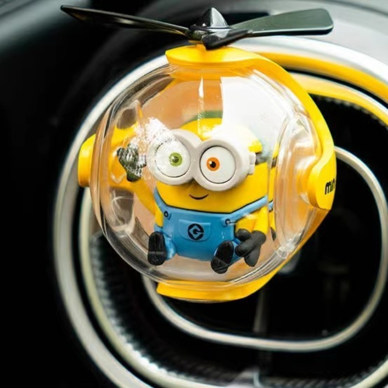 미니언즈 자동차 방향제, 귀여운 만화 캐릭터 자동차 통 - Car Accessories For Interior 리뷰 및 가격
