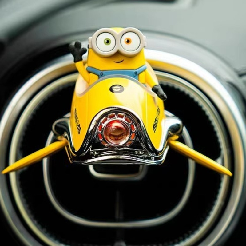 미니언즈 자동차 방향제, 귀여운 만화 캐릭터 자동차 통 - Car Accessories For Interior 리뷰 및 가격