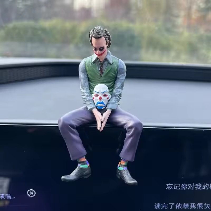 10cm 지붕 장식 조커 히스 레저 앉은 자세 피규어  - Car Accessories Joker 리뷰 및 가격