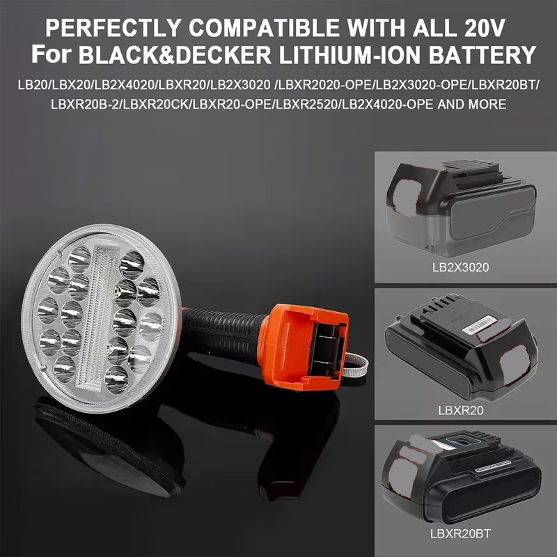블랙 앤 데커용 LED 작업등, 자동차 수리 비상 및  - Car Accessories Job 리뷰 및 가격